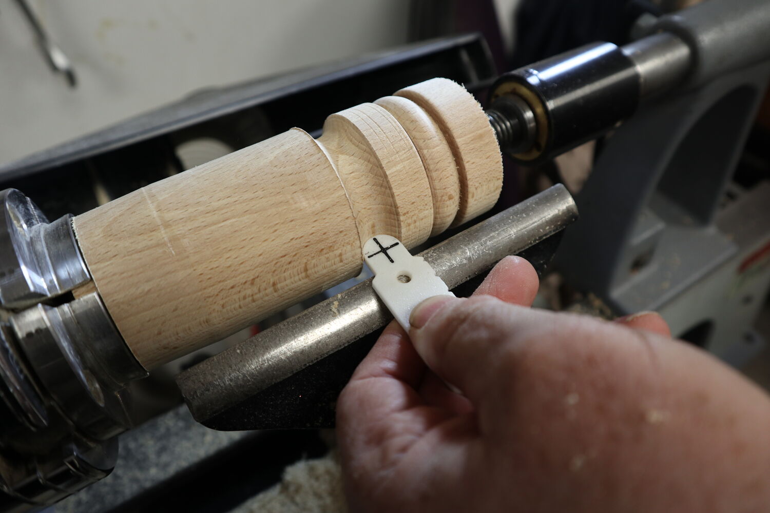 Wooden bowl detail showing natural texture