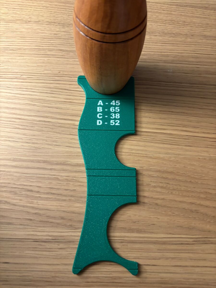 Wooden bowl detail showing natural texture