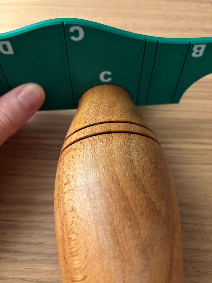Beautifully carved wooden bowl with intricate patterns